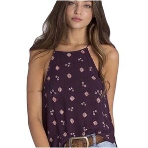 Billabong Purple Camisole Top with Elegant Design